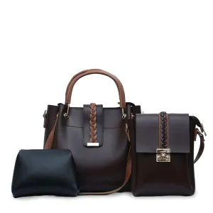 Aura Choco Brown 3Pc Bagset