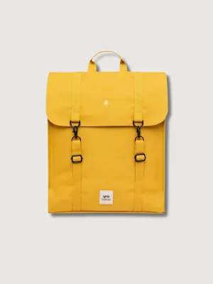 Backpack Handy Metal New Mustard In Recycled Polyester | Lefrik