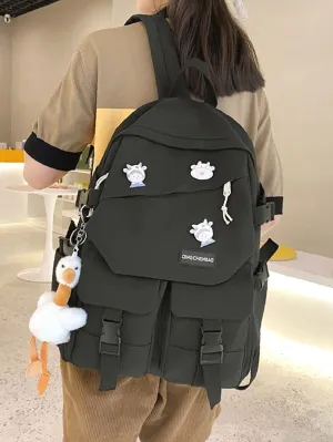 Bag For Love  Cartoon Design Doll Decor Backpack   Women Backpacks