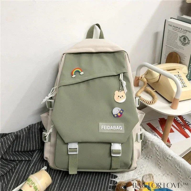 Bag For Love  Cartoon Design Doll Decor Backpack   Women Backpacks