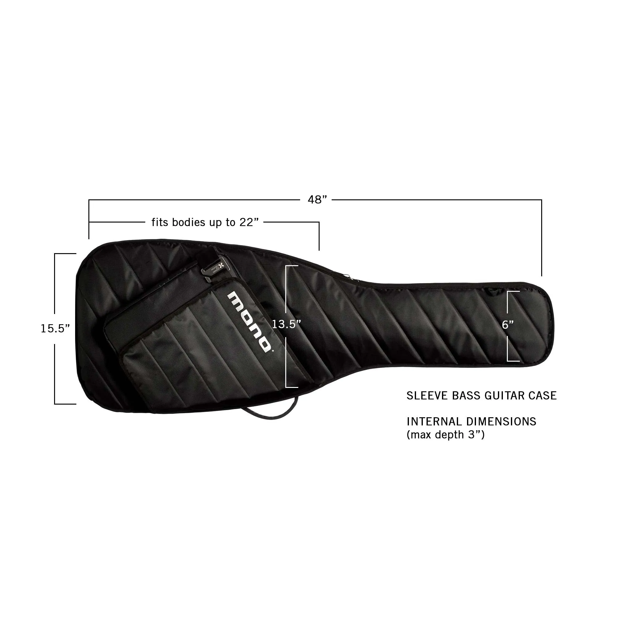 Bass Sleeve Case, Black