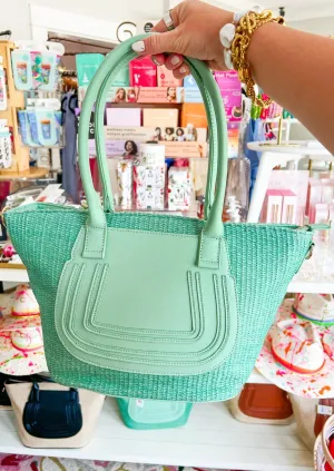 Beach Lover Purse - Sage
