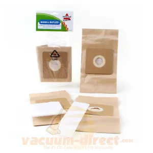 Bissell Butler Compact Canister and Propartner Vacuum Bag and Filter Set, 3 Bags & 2 Filters