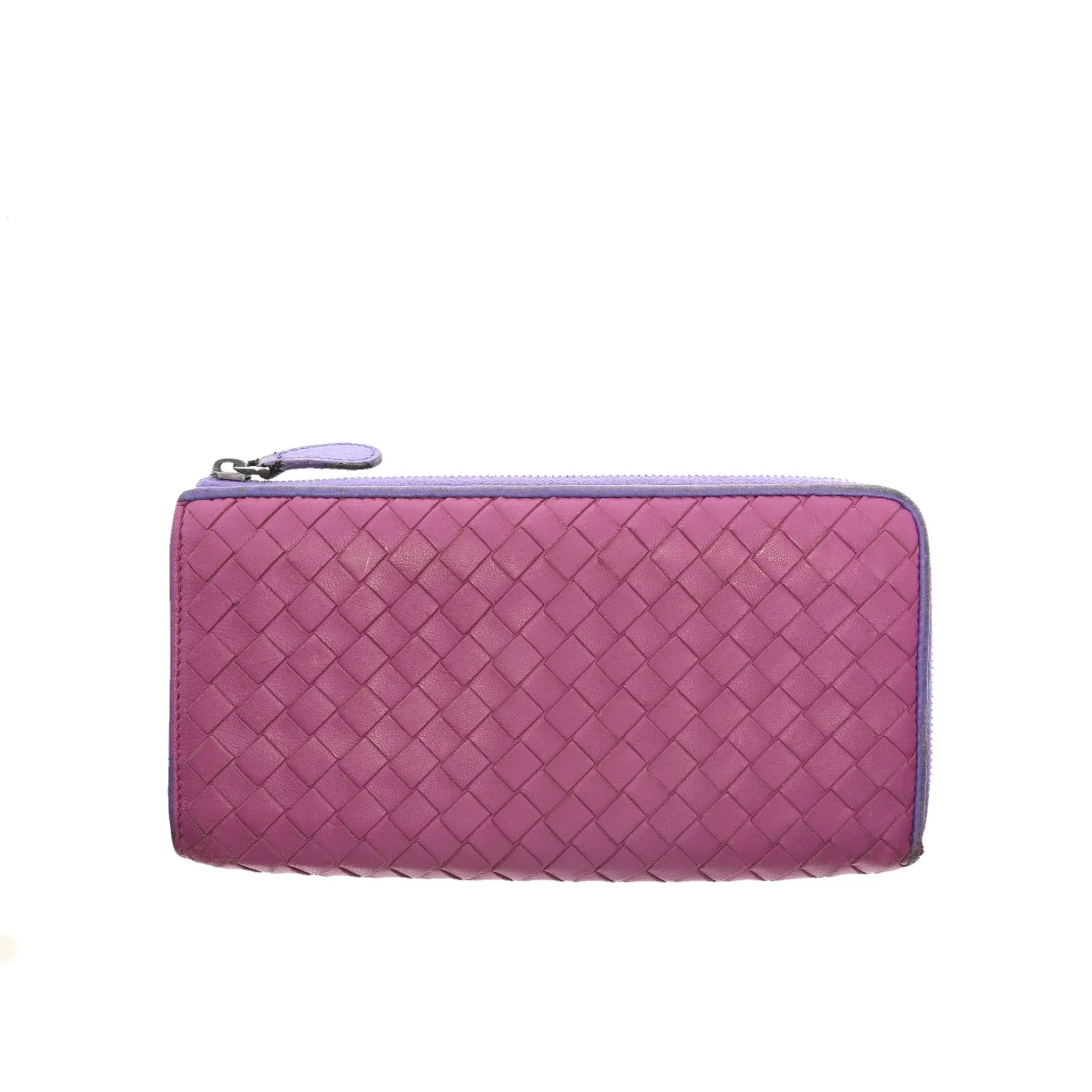 BOTTEGA VENETA Wallet in Purple Leather