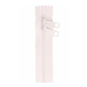 By Annie - 30inch Handbag Zipper - White