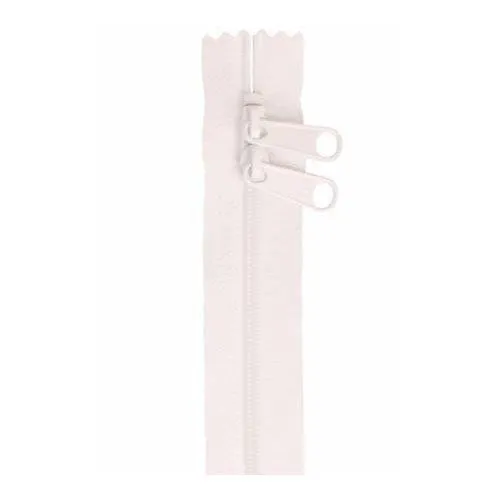 By Annie - 30inch Handbag Zipper - White