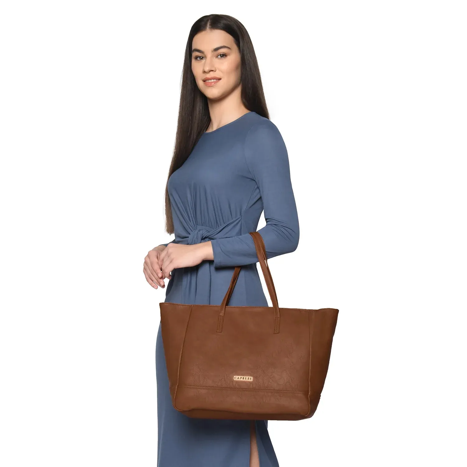 Caprese Addi Satchel Large Brown