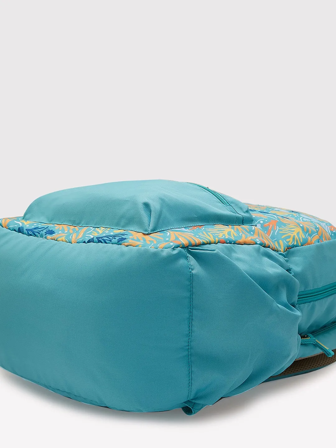 Caprese Xenia Laptop Backpack X Large Printed Turquoise
