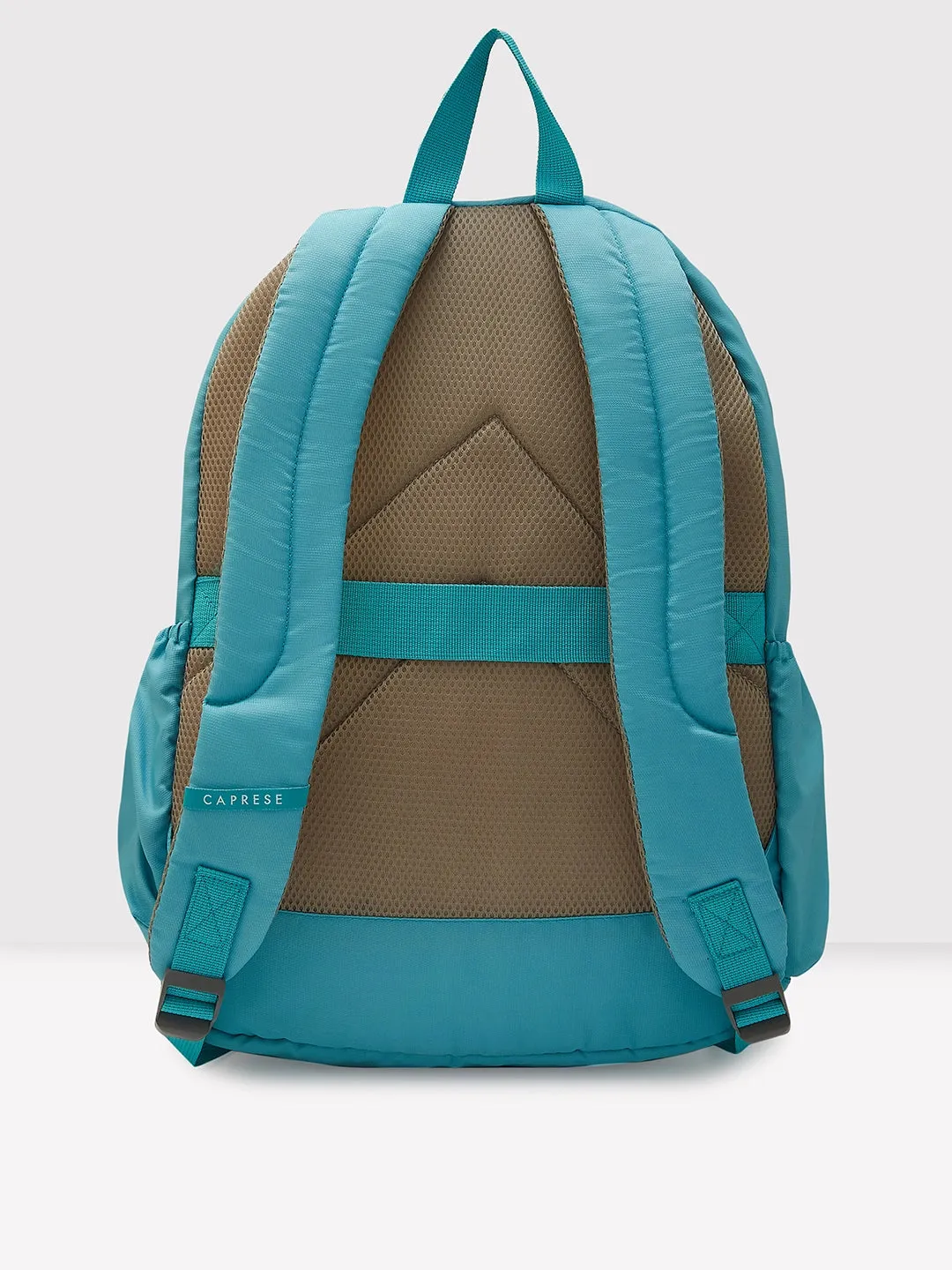 Caprese Xenia Laptop Backpack X Large Printed Turquoise