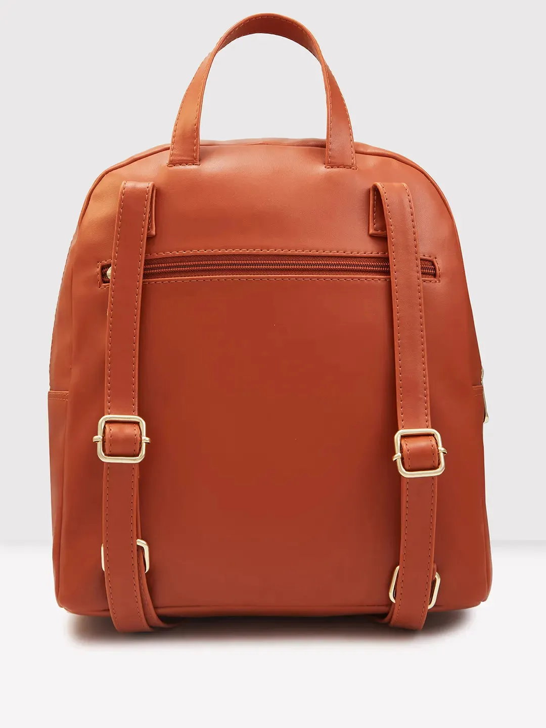 Caprese Zeta Backpack Large Quilted Women'S Bag Tan