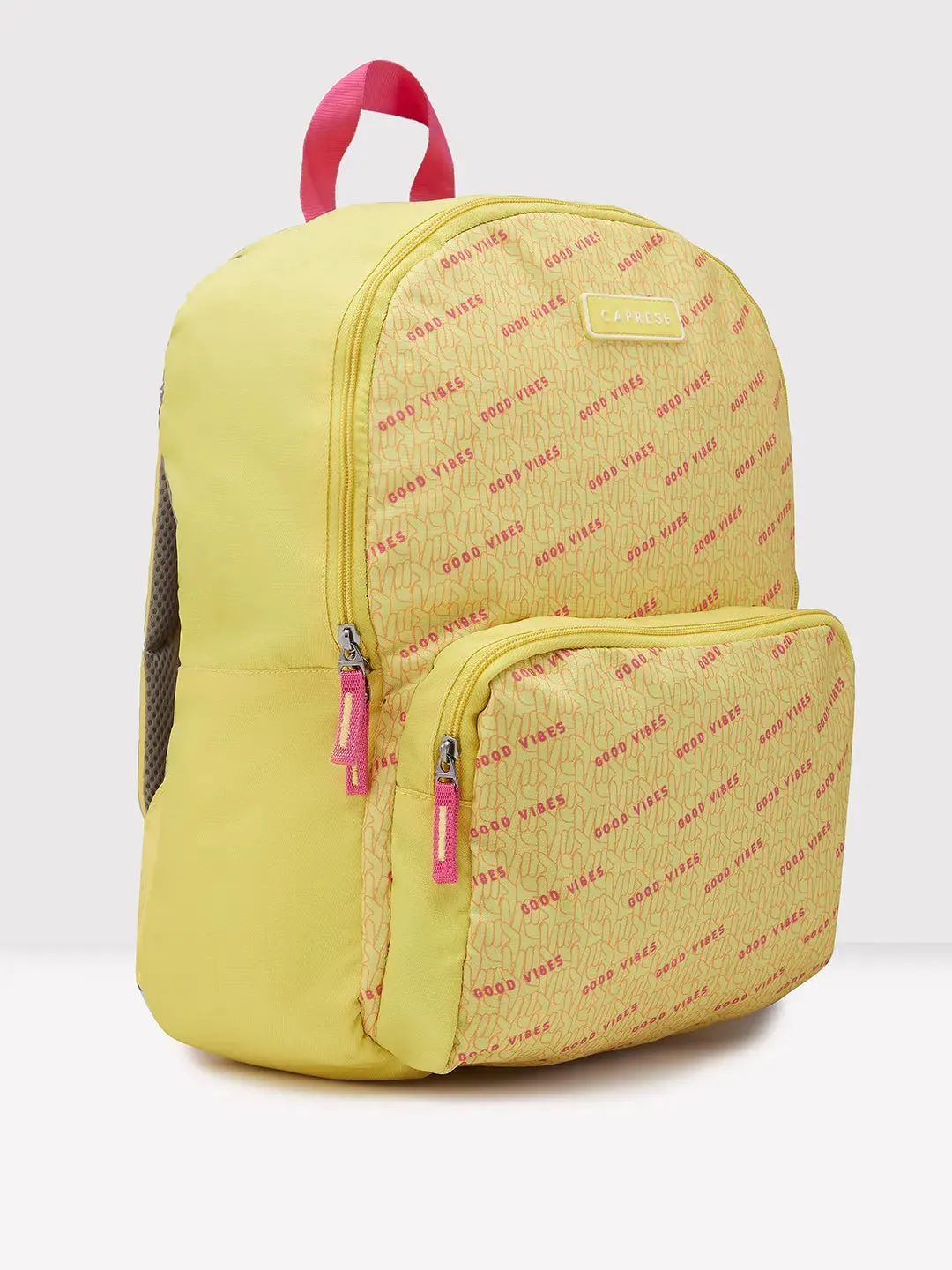 Caprese Zoe Fashion Backpack Large Yellow