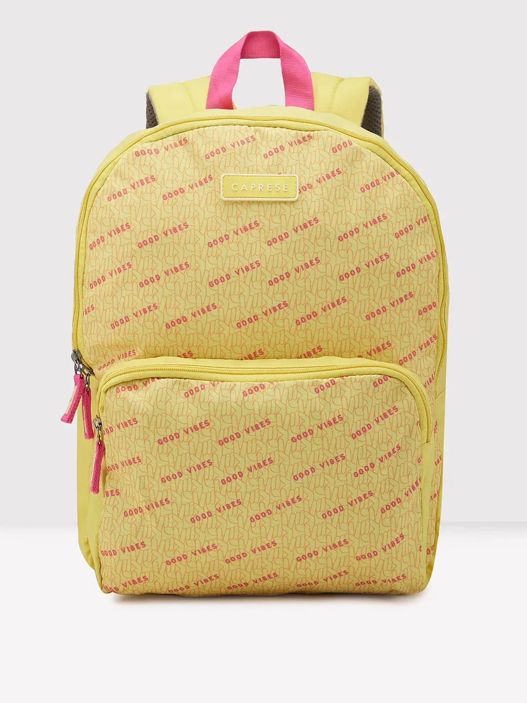 Caprese Zoe Fashion Backpack Large Yellow