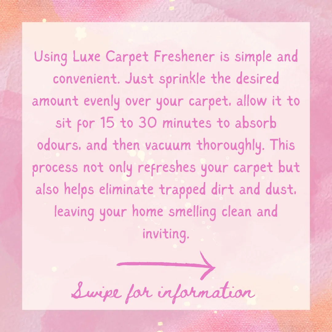 Carpet Freshener Refill Bag 500g VARIOUS SCENTS