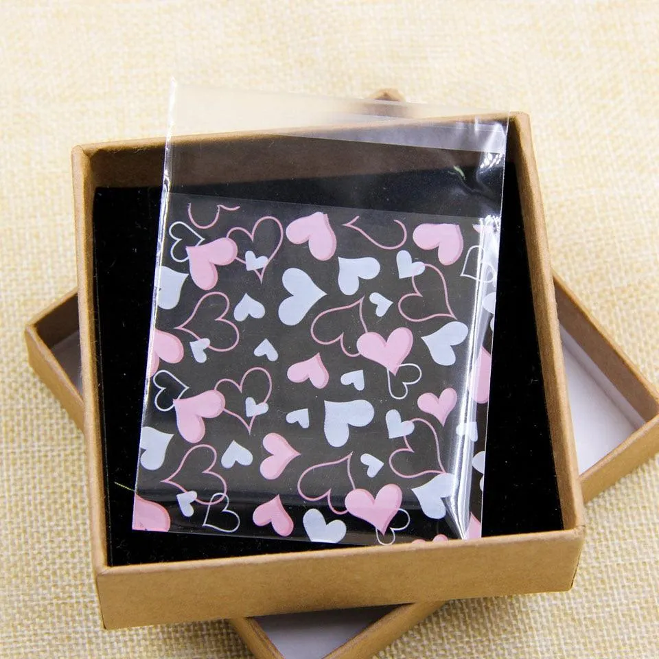 Cherry Blossom Treat Bags - Elegant Self-Adhesive Packaging for Handmade Confections