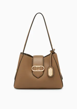 Citrine Hobo Shoulder Bag S Brown