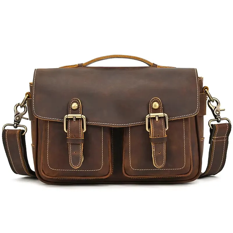 Classic Genuine Leather Men's Cross Body Bag