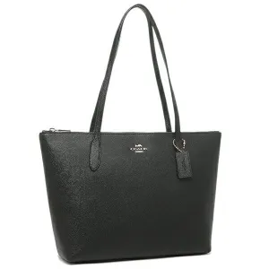 COACH City Top Zip Tote Bag in Elegant Black
