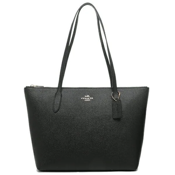 COACH City Top Zip Tote Bag in Elegant Black