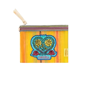 Consuela Women's Elena Patch Mini Slim Zip Pouch Bag