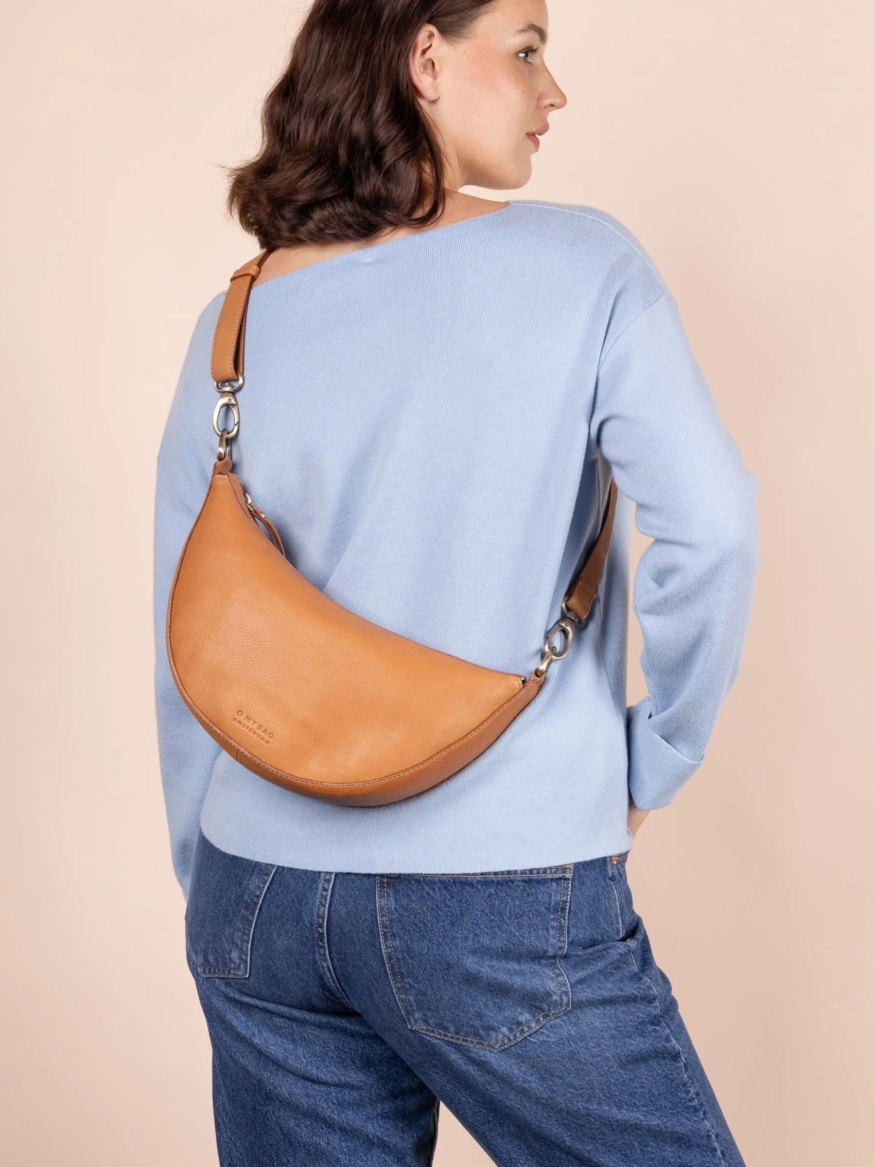 Crossbody Bag Leo Soft Leather Cognac | O My Bag