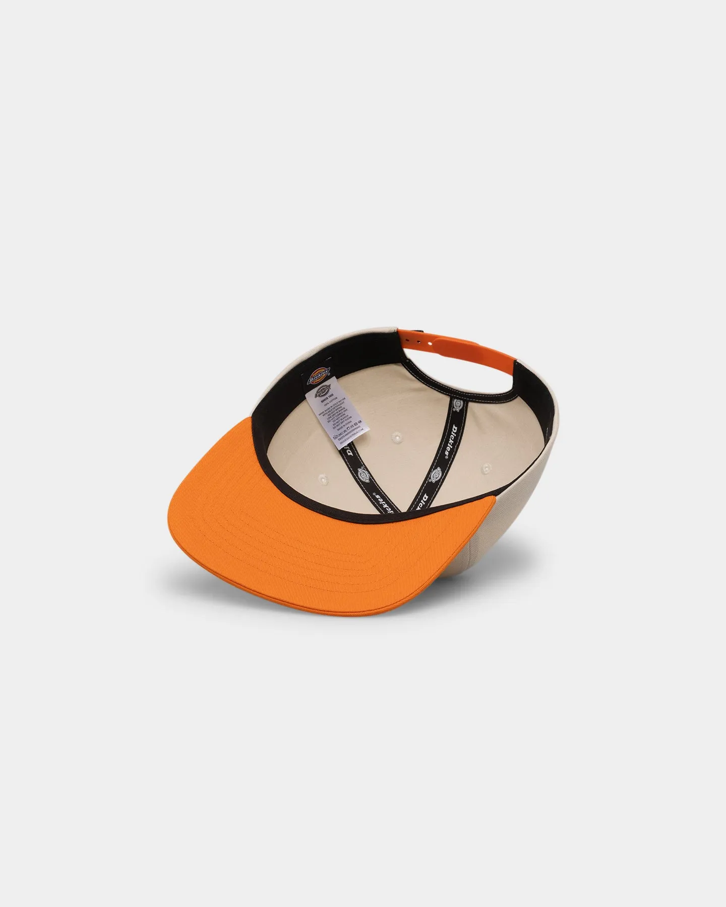 Dickies Classic Label Panelled Snapback Natural/Clay