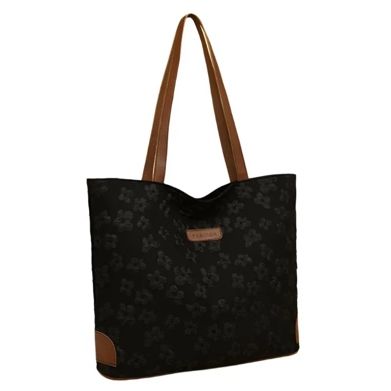 Durable Nylon Bag with Square Vertical Section & Inner Zipper Pocket