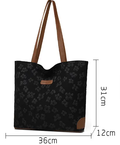 Durable Nylon Bag with Square Vertical Section & Inner Zipper Pocket