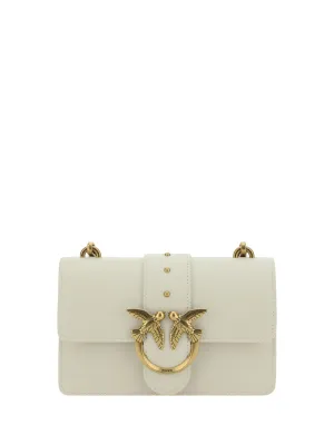 Elegant White Mini Calfskin Shoulder Bag