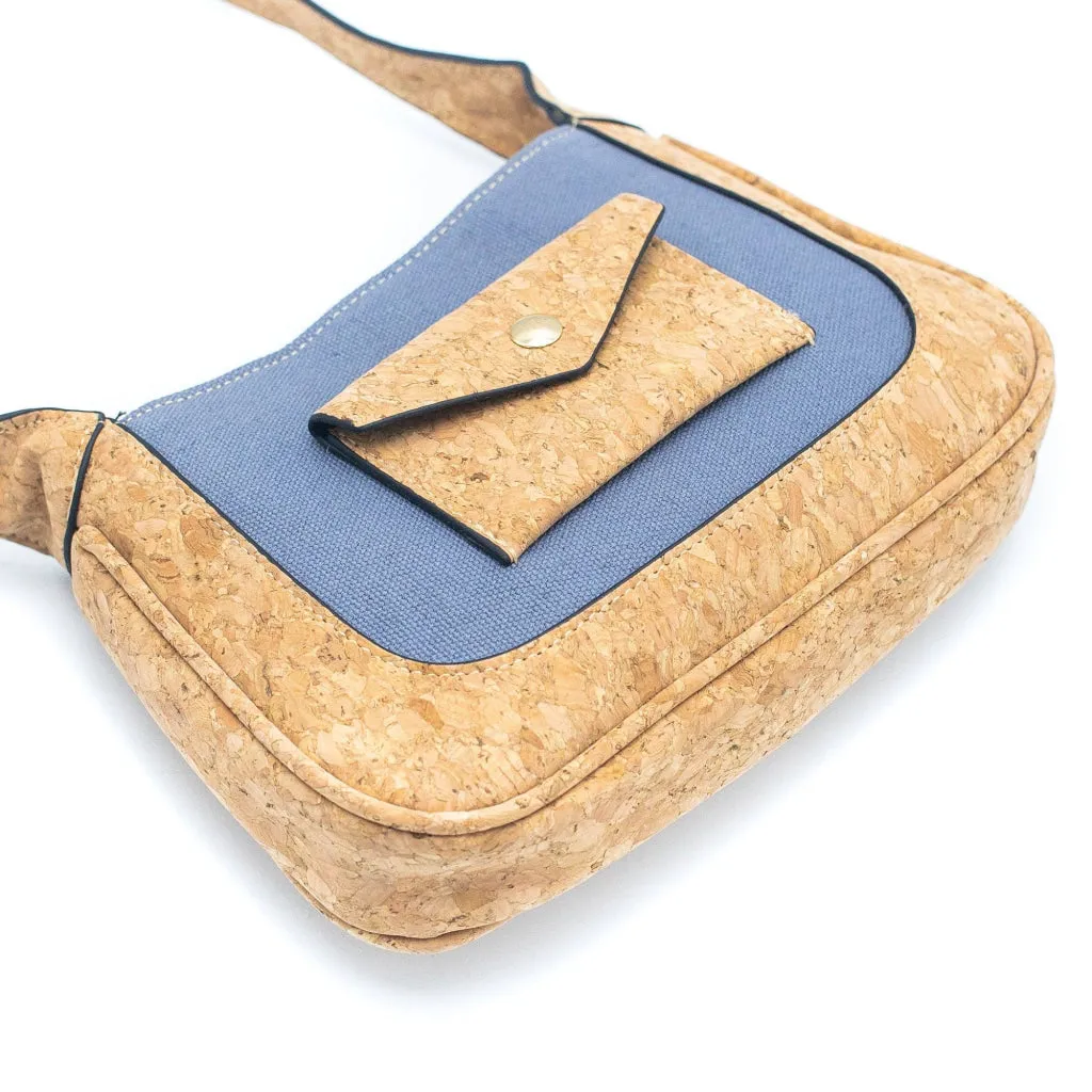 Envelope Cork Messenger Sling- BAG-2080