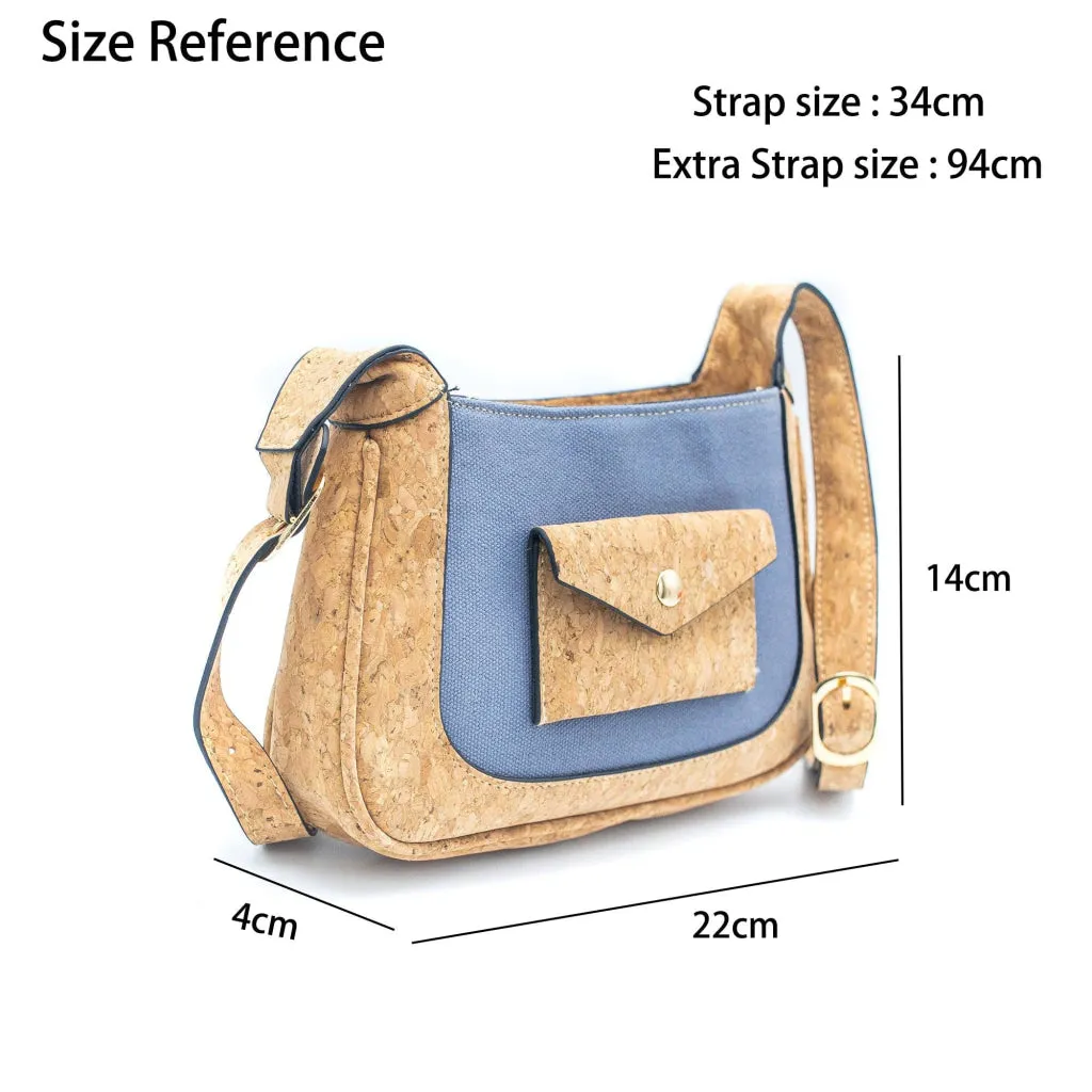 Envelope Cork Messenger Sling- BAG-2080