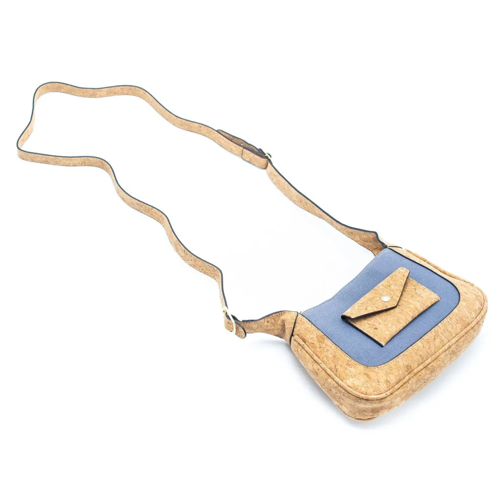 Envelope Cork Messenger Sling- BAG-2080