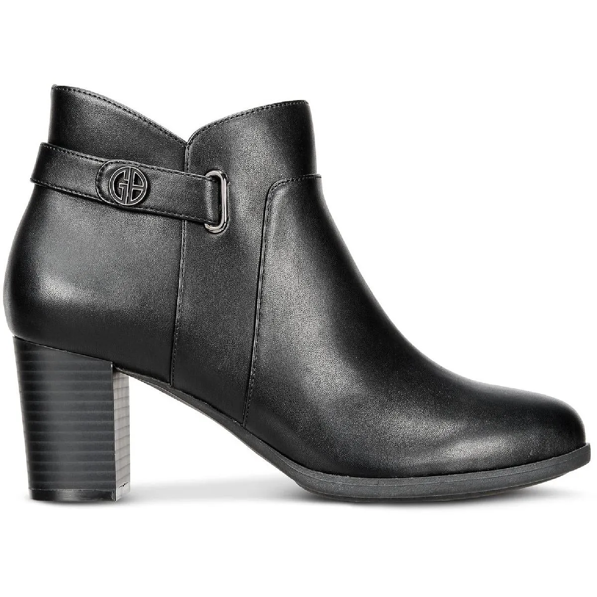Giani Bernini Womens Artemy Block Heel Slip On Booties