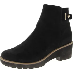 Giani Bernini Womens Vedaa Zip Up Lug Sole Ankle Boots