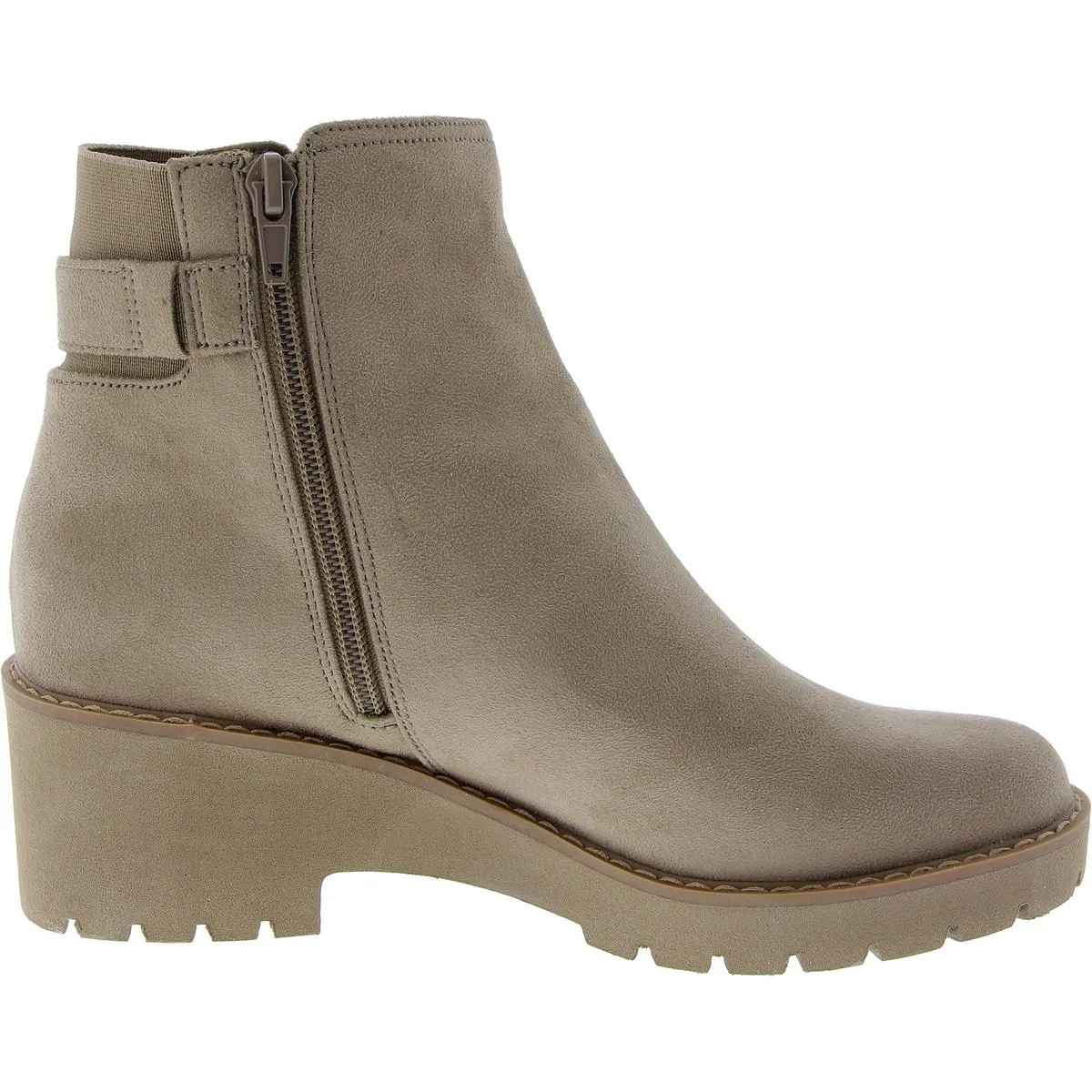 Giani Bernini Womens Vedaa Zip Up Lug Sole Ankle Boots