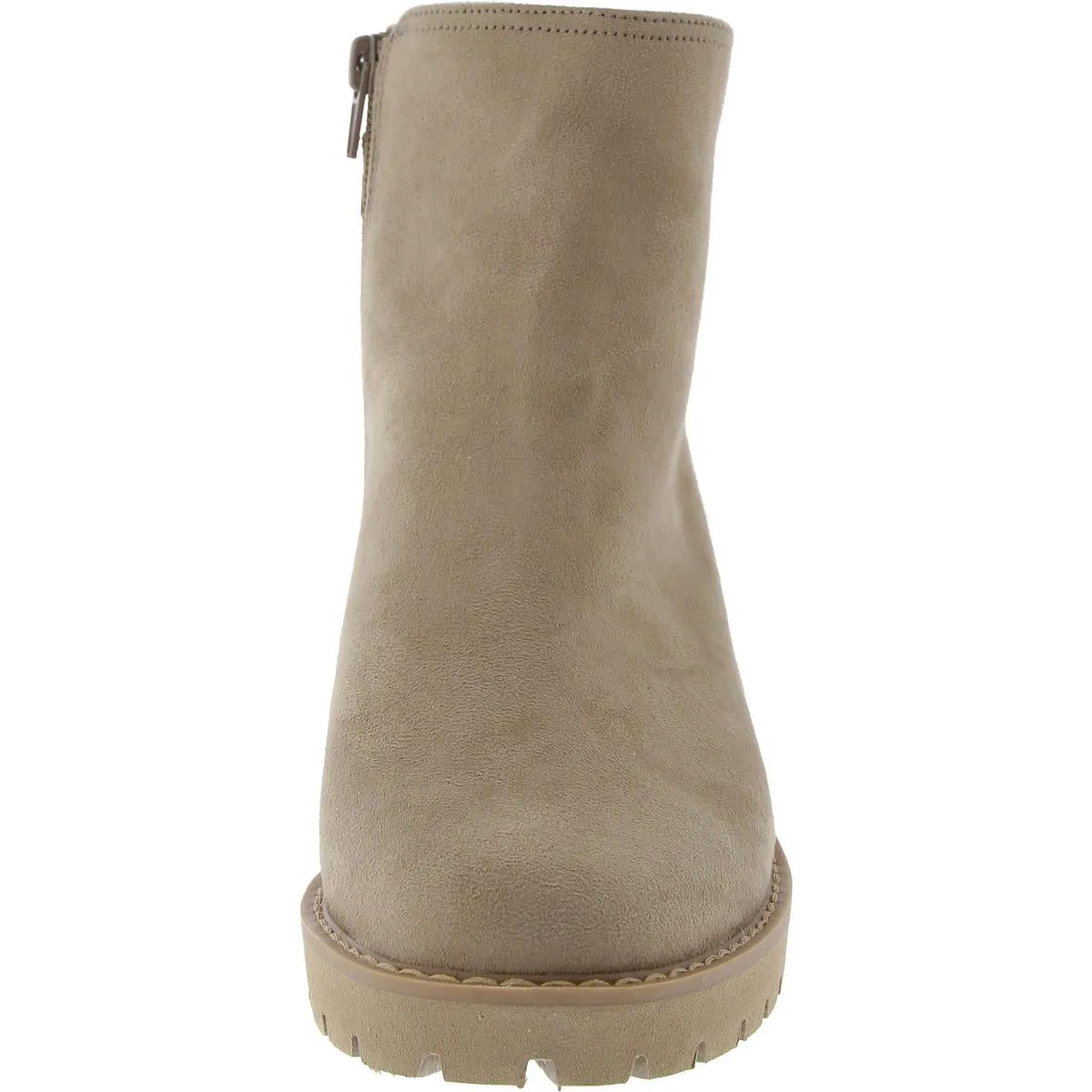 Giani Bernini Womens Vedaa Zip Up Lug Sole Ankle Boots