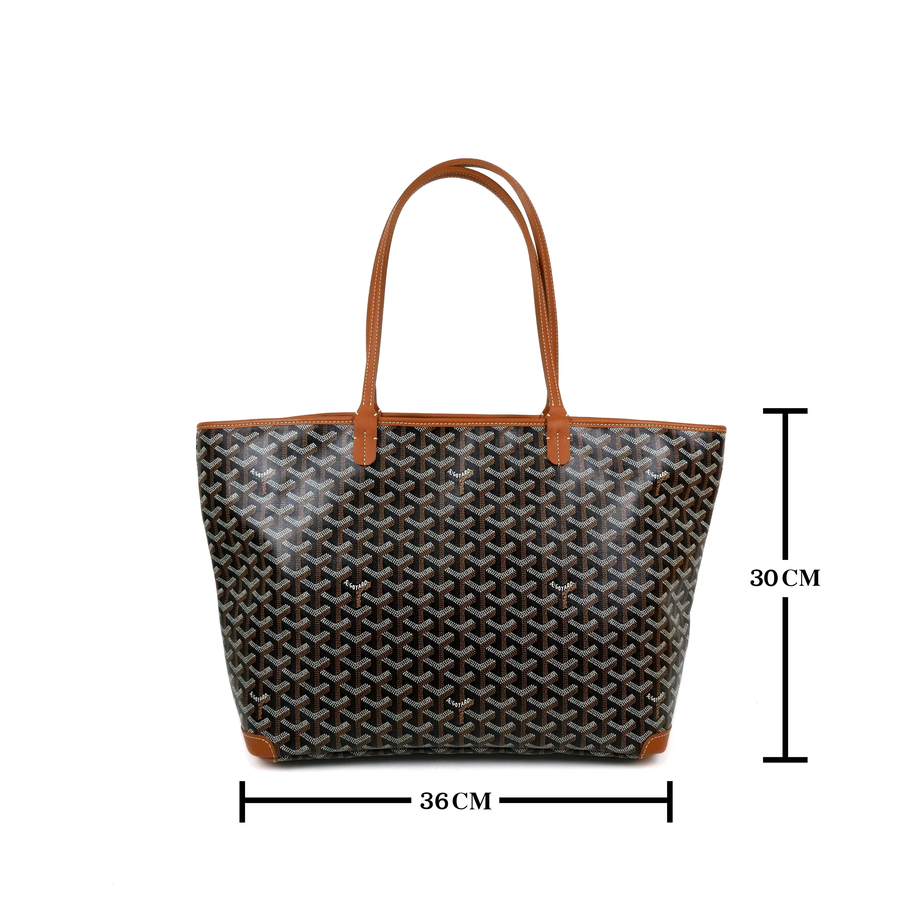 Goyard Artois Black Tan