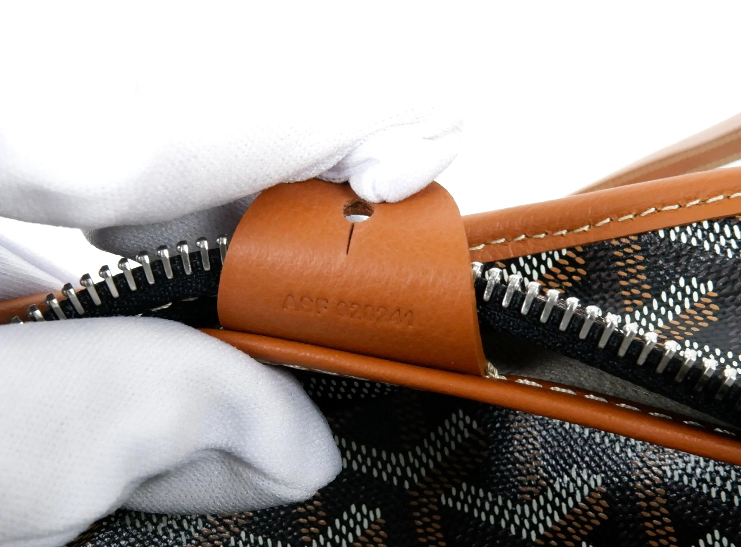 Goyard Artois Black Tan