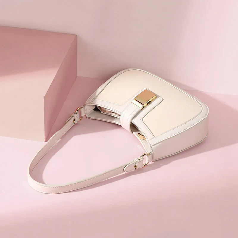 H1687 - Cassandra White Handbag