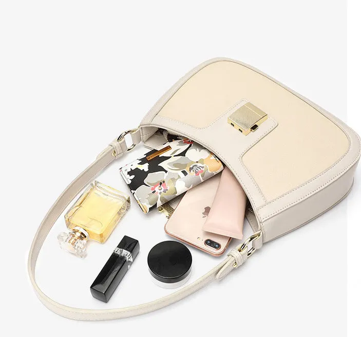 H1687 - Cassandra White Handbag