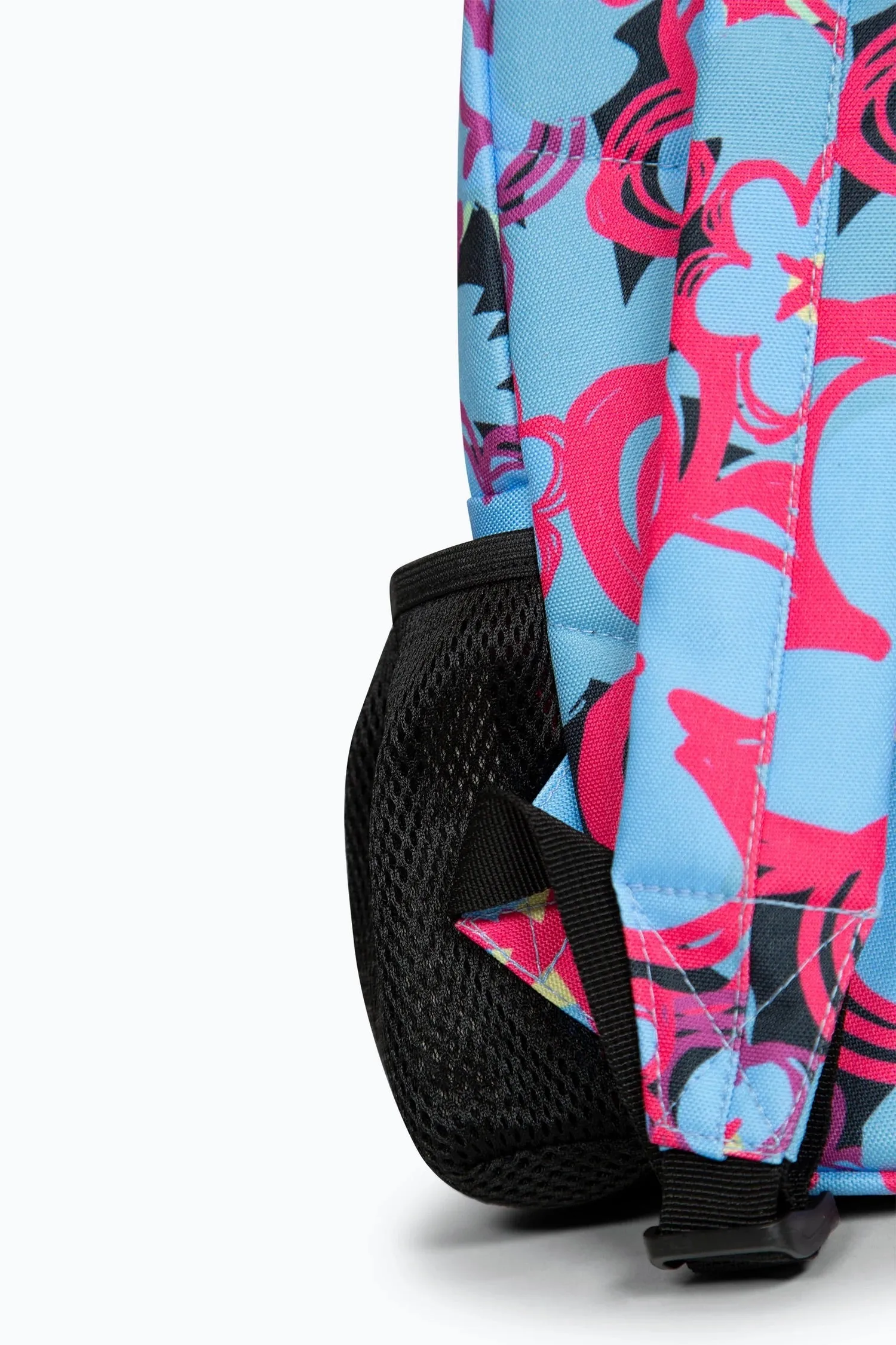 Hype Girls Multicoloured Blue Flowers Iconic Backpack