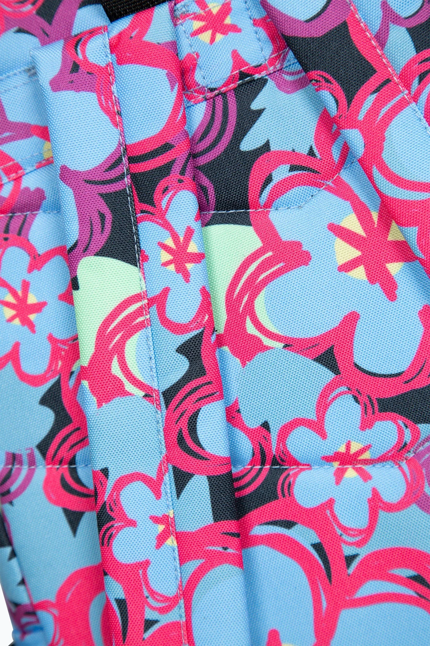 Hype Girls Multicoloured Blue Flowers Iconic Backpack