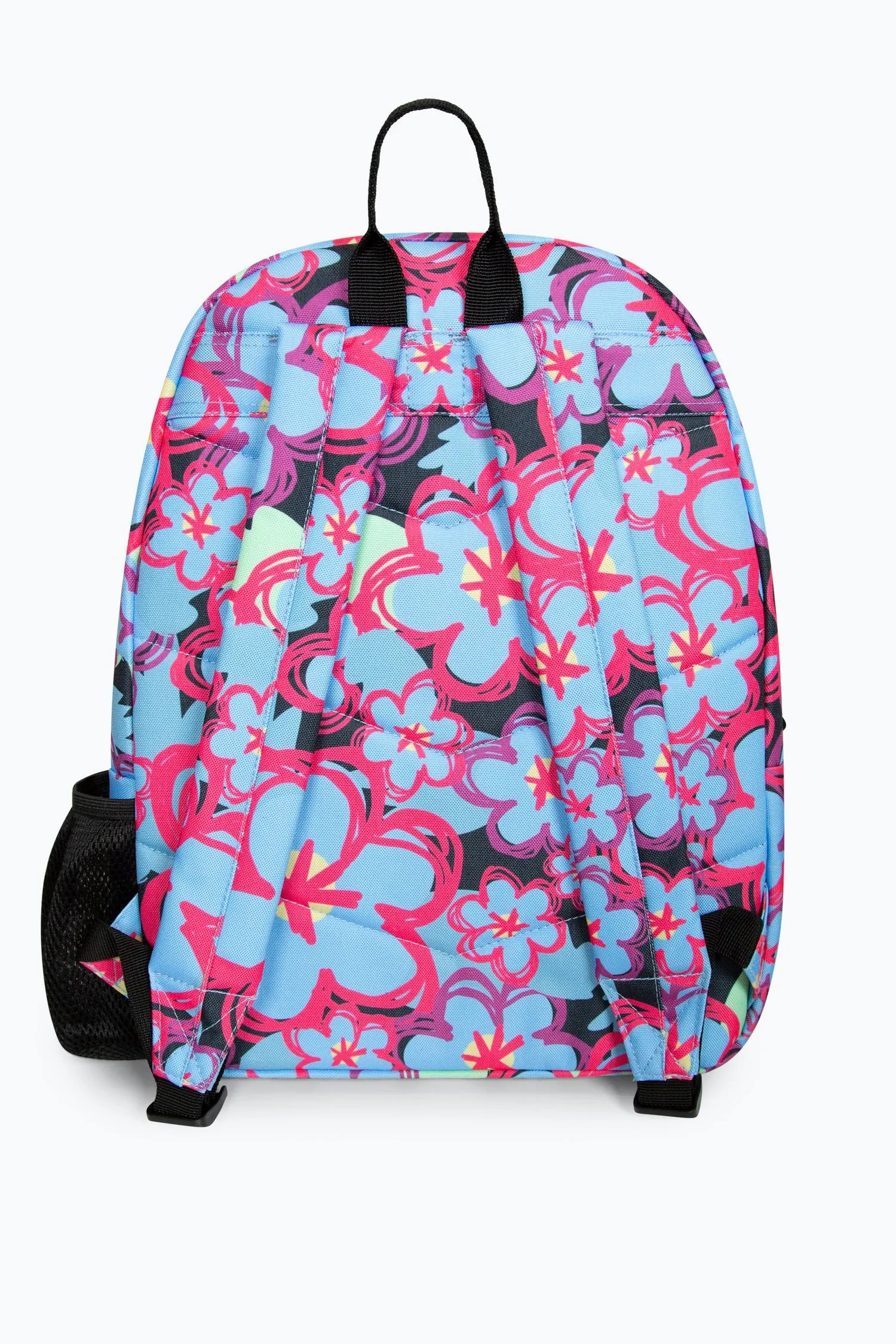 Hype Girls Multicoloured Blue Flowers Iconic Backpack