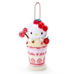 Japan Sanrio - "Sanrio Parfait Design" Series x Hello Kitty Plush Keychain