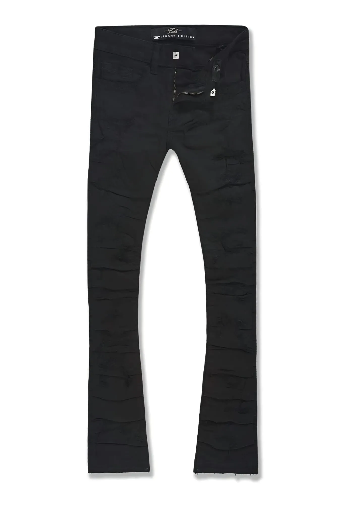 Jordan Craig Stacked Jeans (Jet Black) - JTF1157AJTBLK