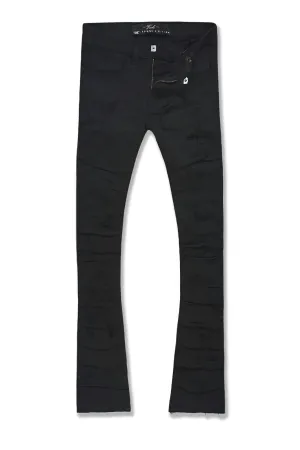 Jordan Craig Stacked Jeans (Jet Black) - JTF1157AJTBLK