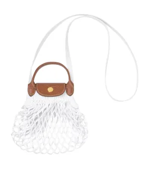 Le Pliage Filet Crossbody Bag XS Ecru