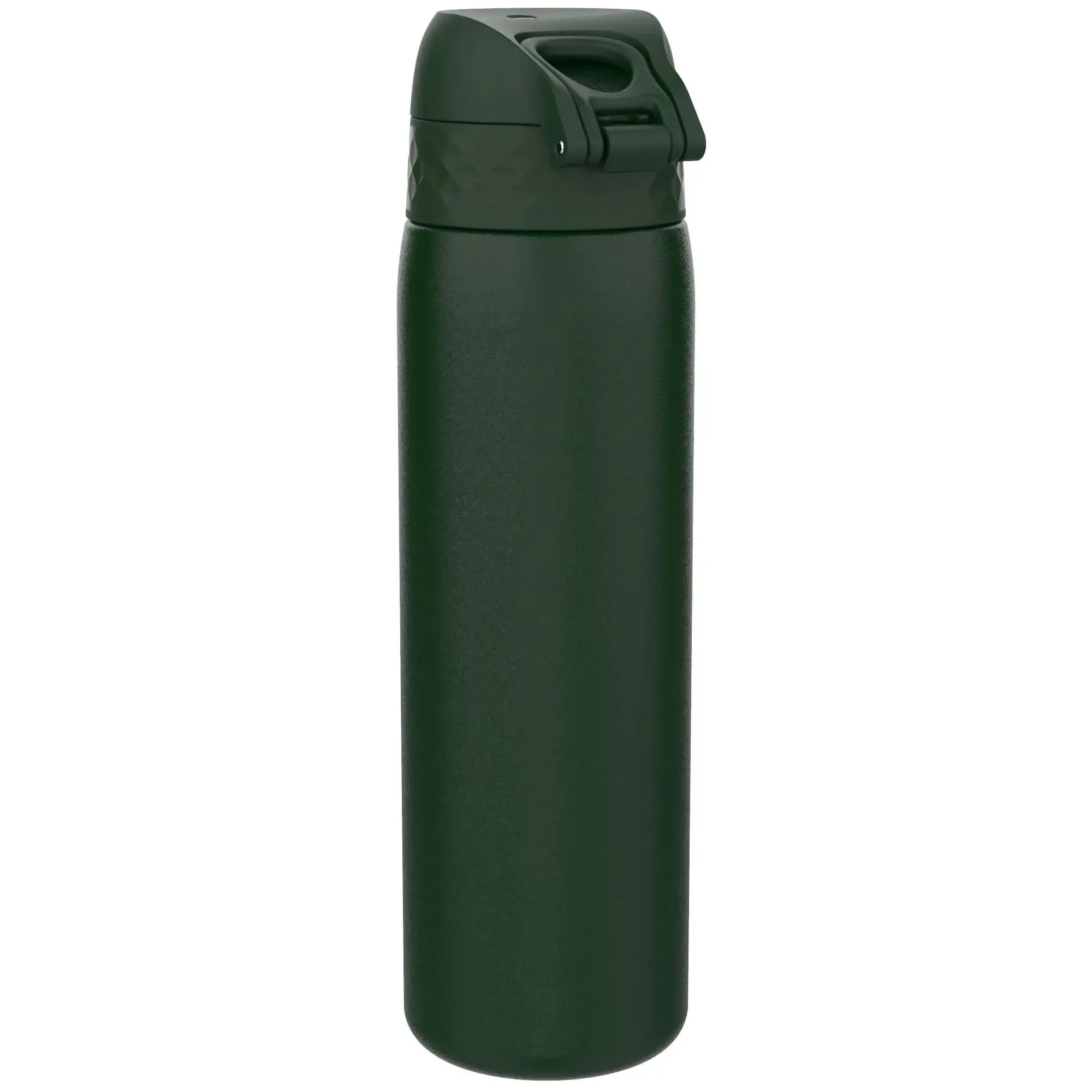 Leak Proof Slim Water Bottle, Stainless Steel, Dark Green, 600ml (20oz)