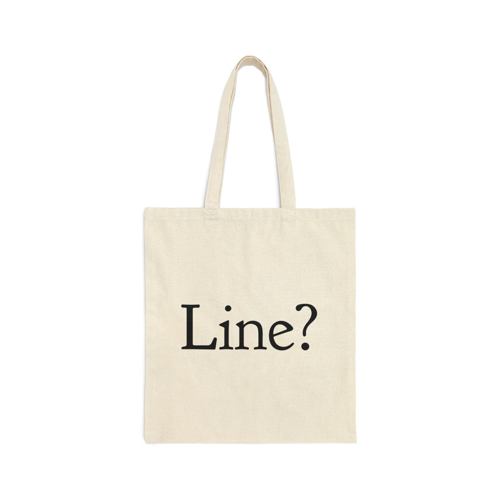 Line? Canvas Tote