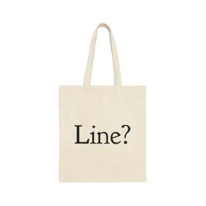 Line? Canvas Tote
