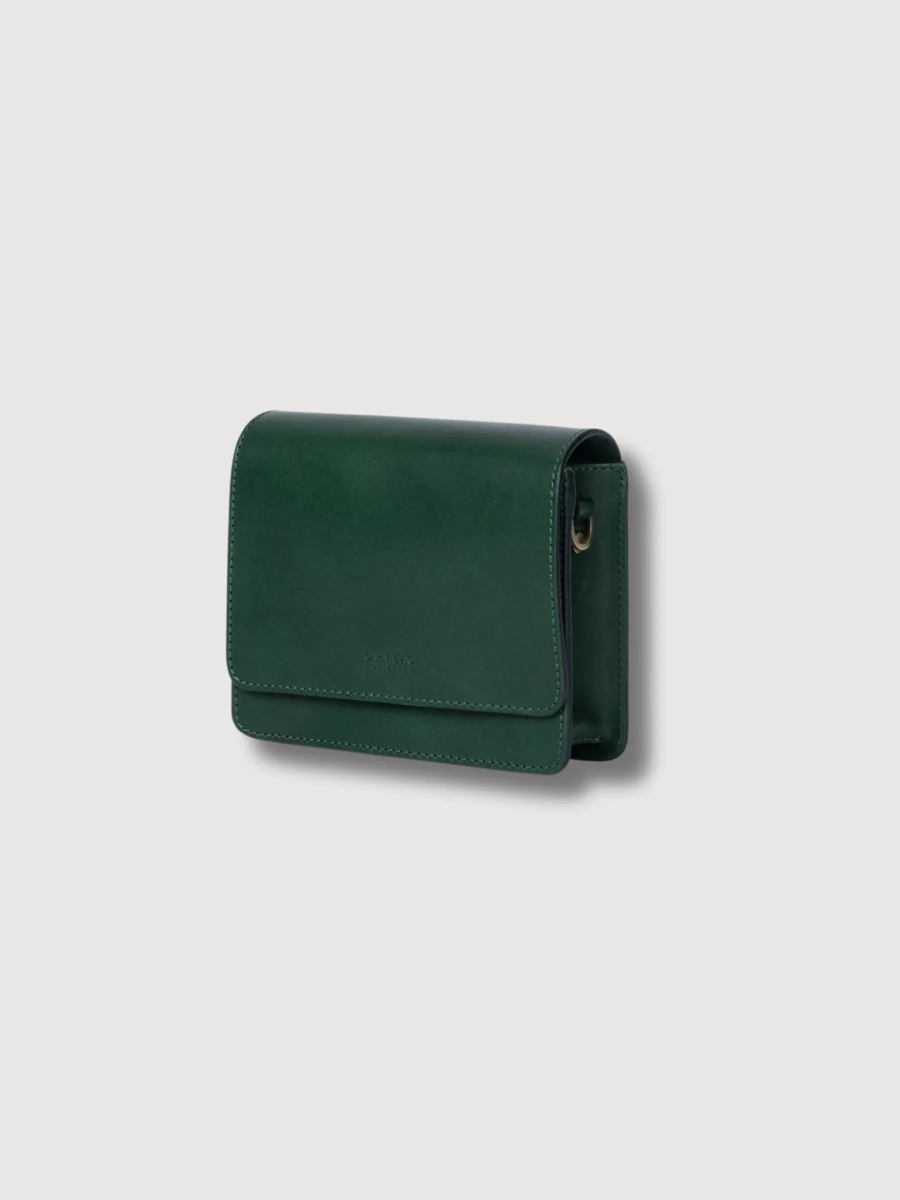 Mini Bag Audrey Green Pine in Classic Leather | o my bag